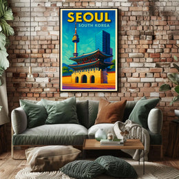 Seoul, South Korea Poster