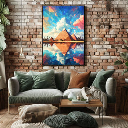 Great Pyramids of Egypt Cultural or Heritage Poster