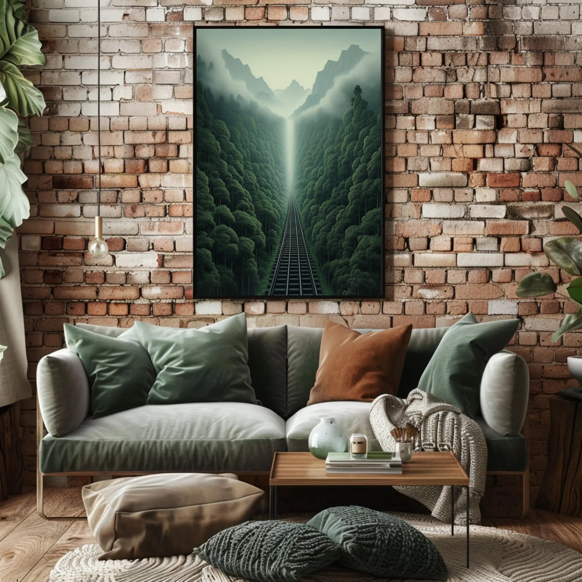 Journey Through The Misty Mountains Poster