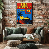 Fort Lauderdale, Florida Poster PosterGoat