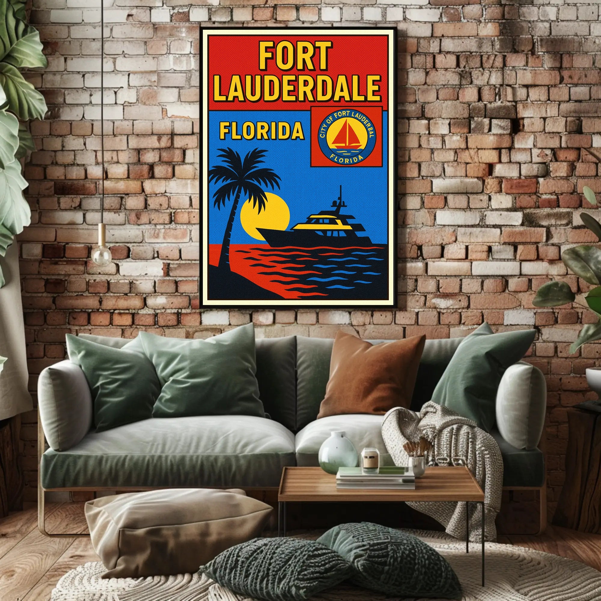 Fort Lauderdale, Florida Poster PosterGoat