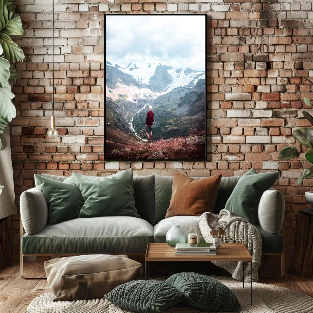 Majestic Mountain View Poster
