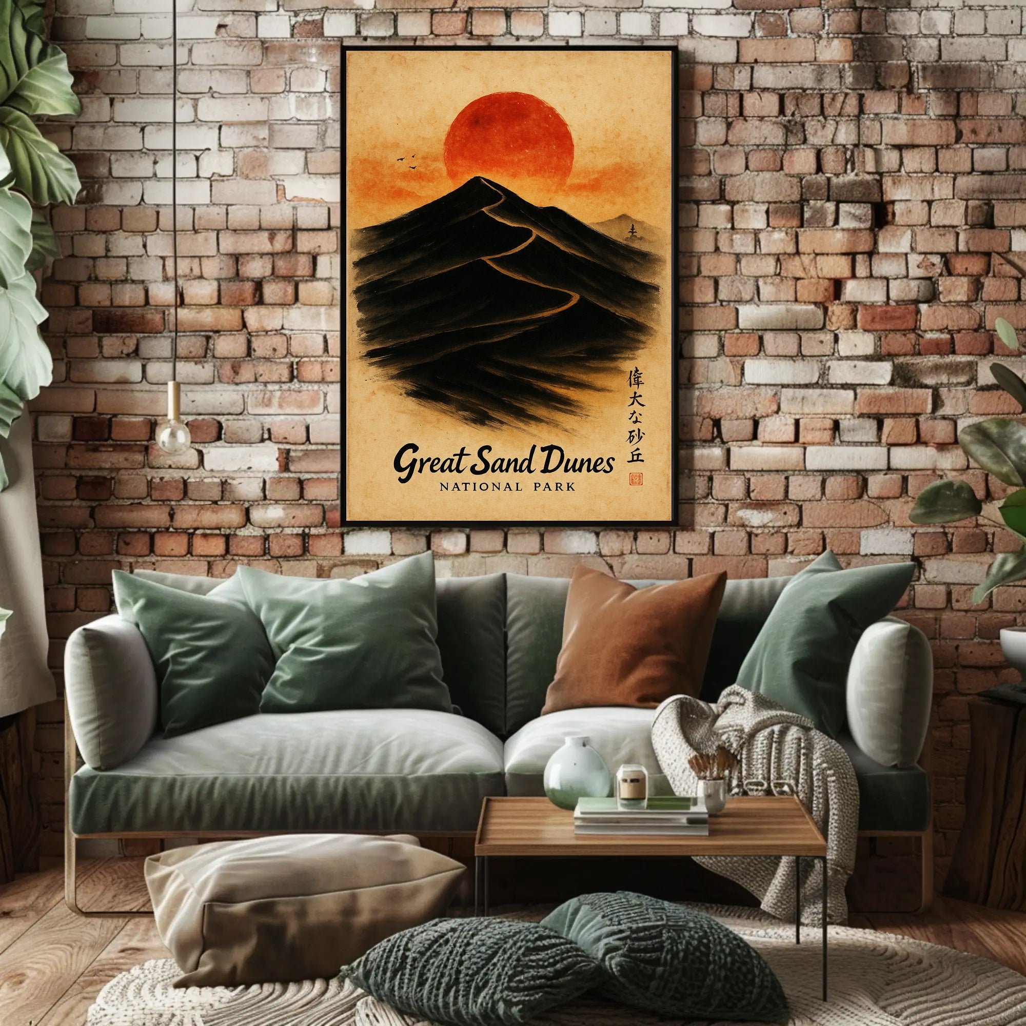 Great Sand Dunes Tranquil National Park Artistic Poster