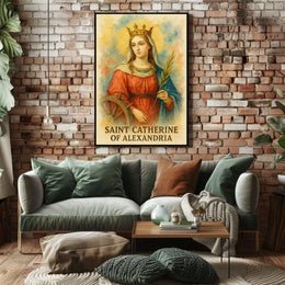 Saint Catherine of Alexandria Poster