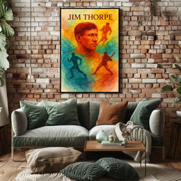 Jim Thorpe A Legendary Athlete Poster