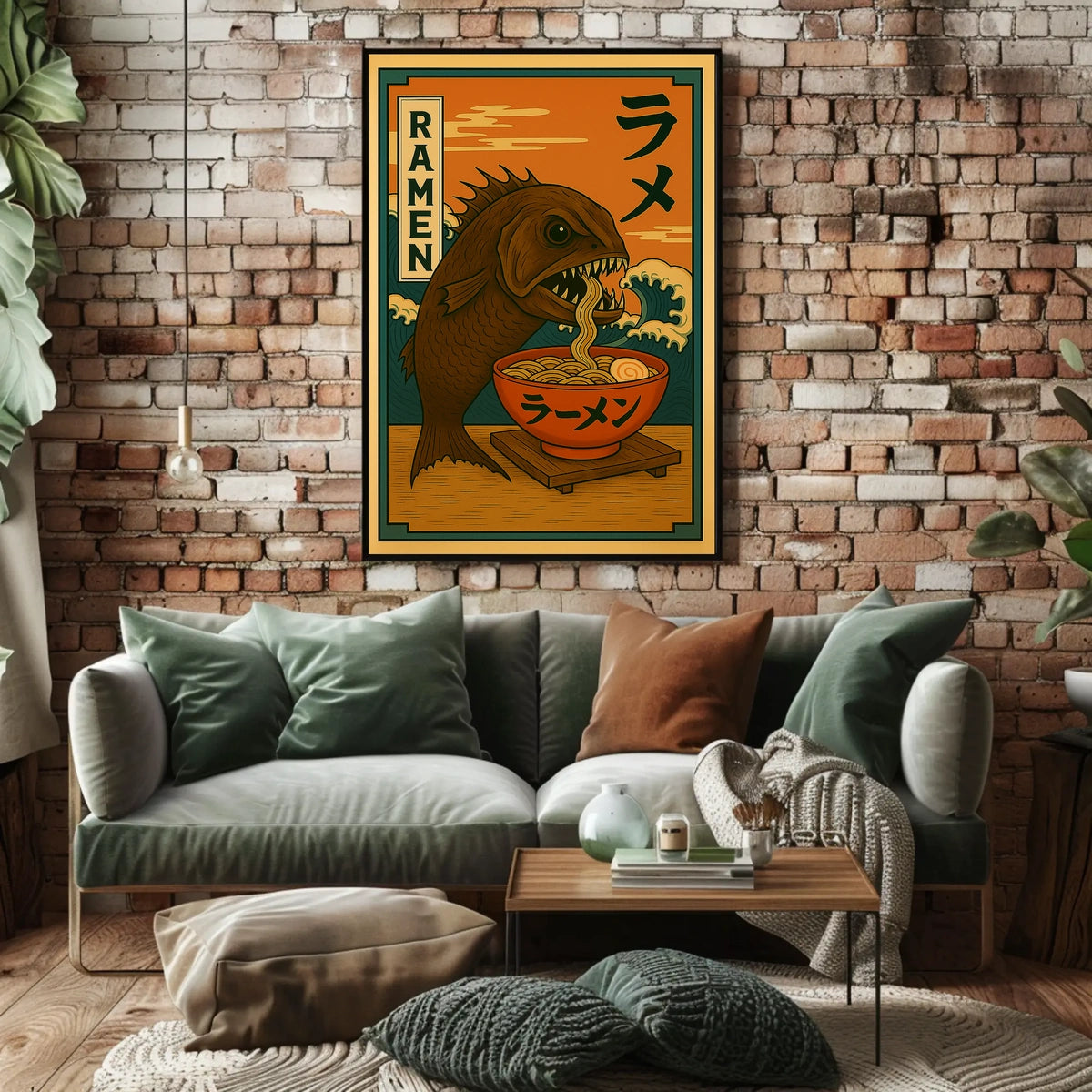 Ramen Monster Poster