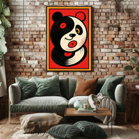 Vinyl Panda Poster