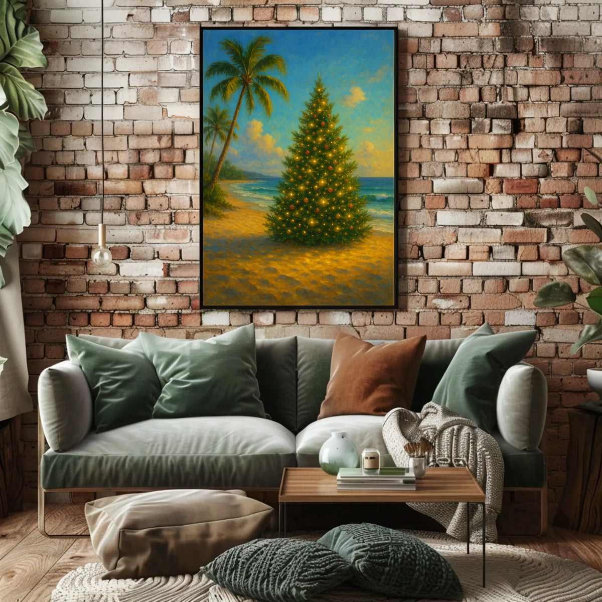 Tropical Christmas Delight Poster