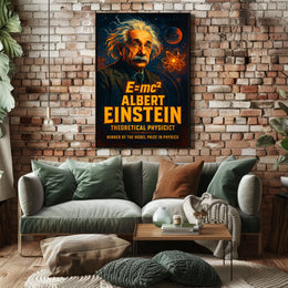 Albert Einstein Nobel Prize In Physics Poster