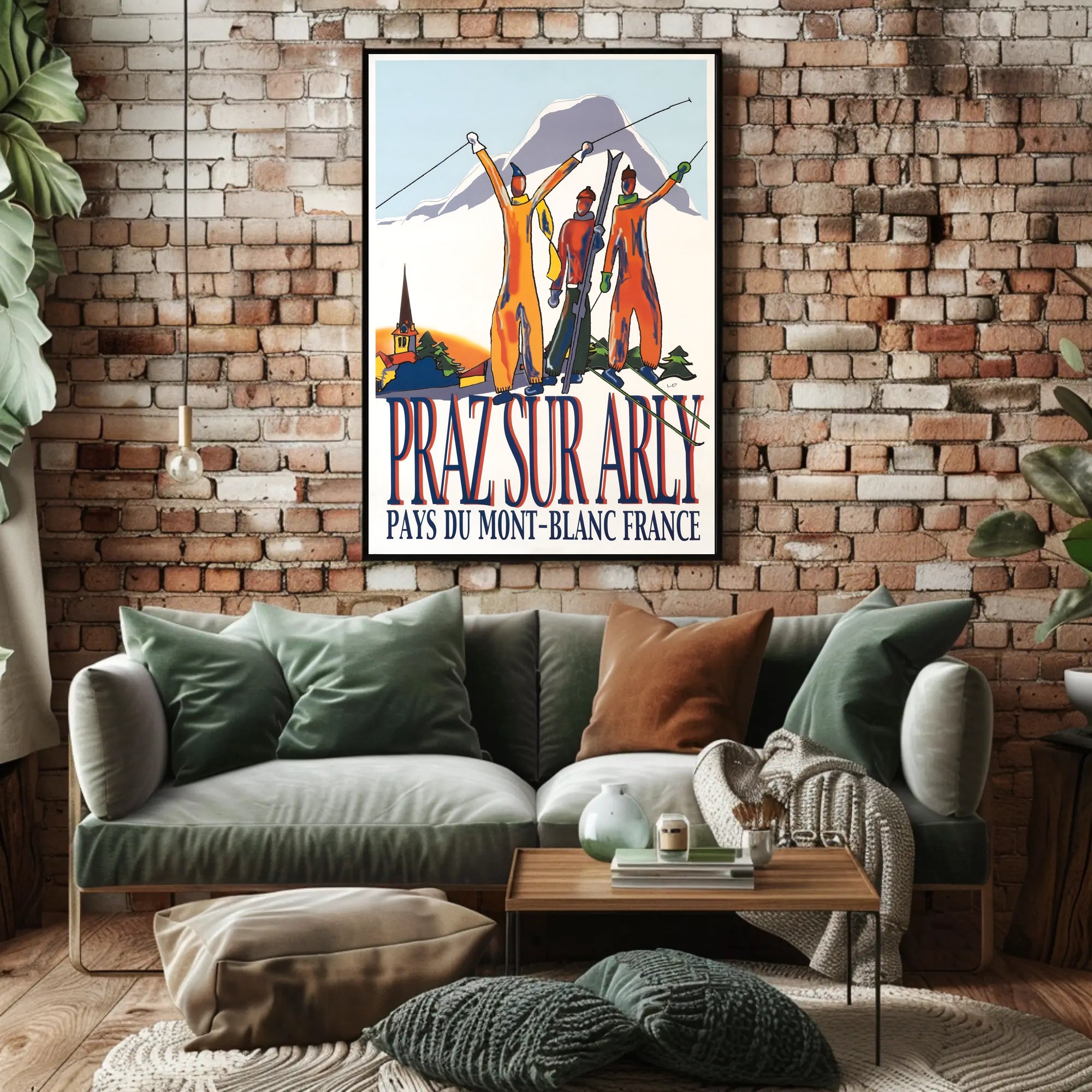 Praz Sur Arly Winter Sports Poster PosterGoat