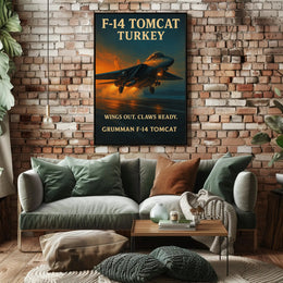 F-14 Tomcat Fighter Jet Poster