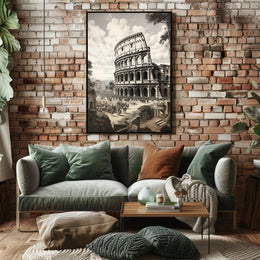 The Colosseum In Ancient Rome Poster