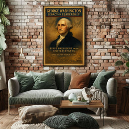 George Washington 1st President Poster PosterGoat