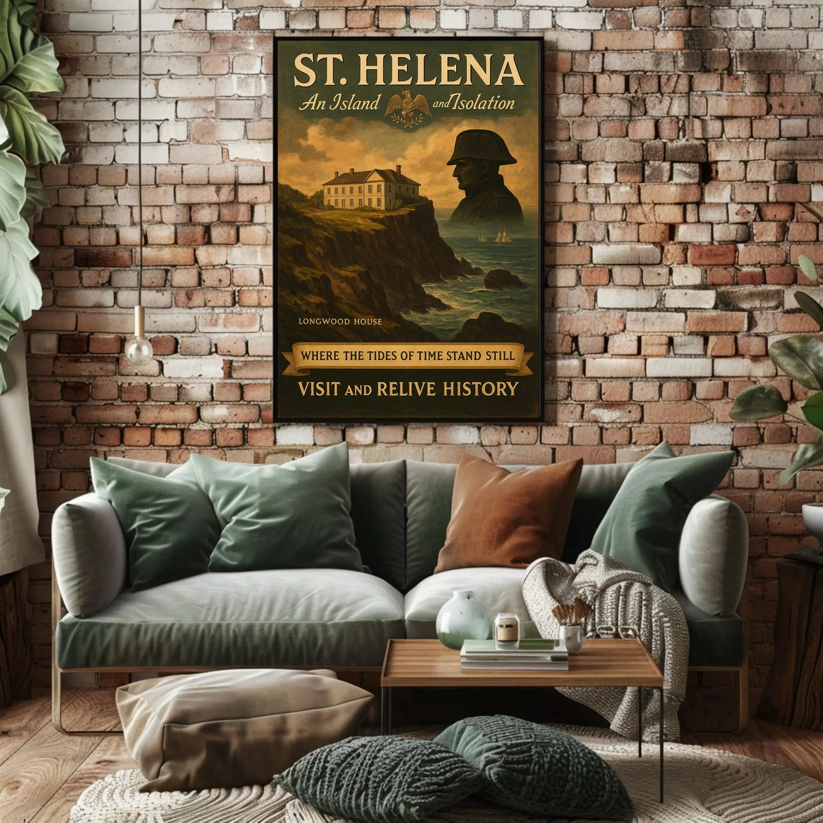 St. Helena An Island of Isolation Poster