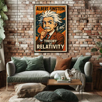 Albert Einstein Theory Of Relativity Poster