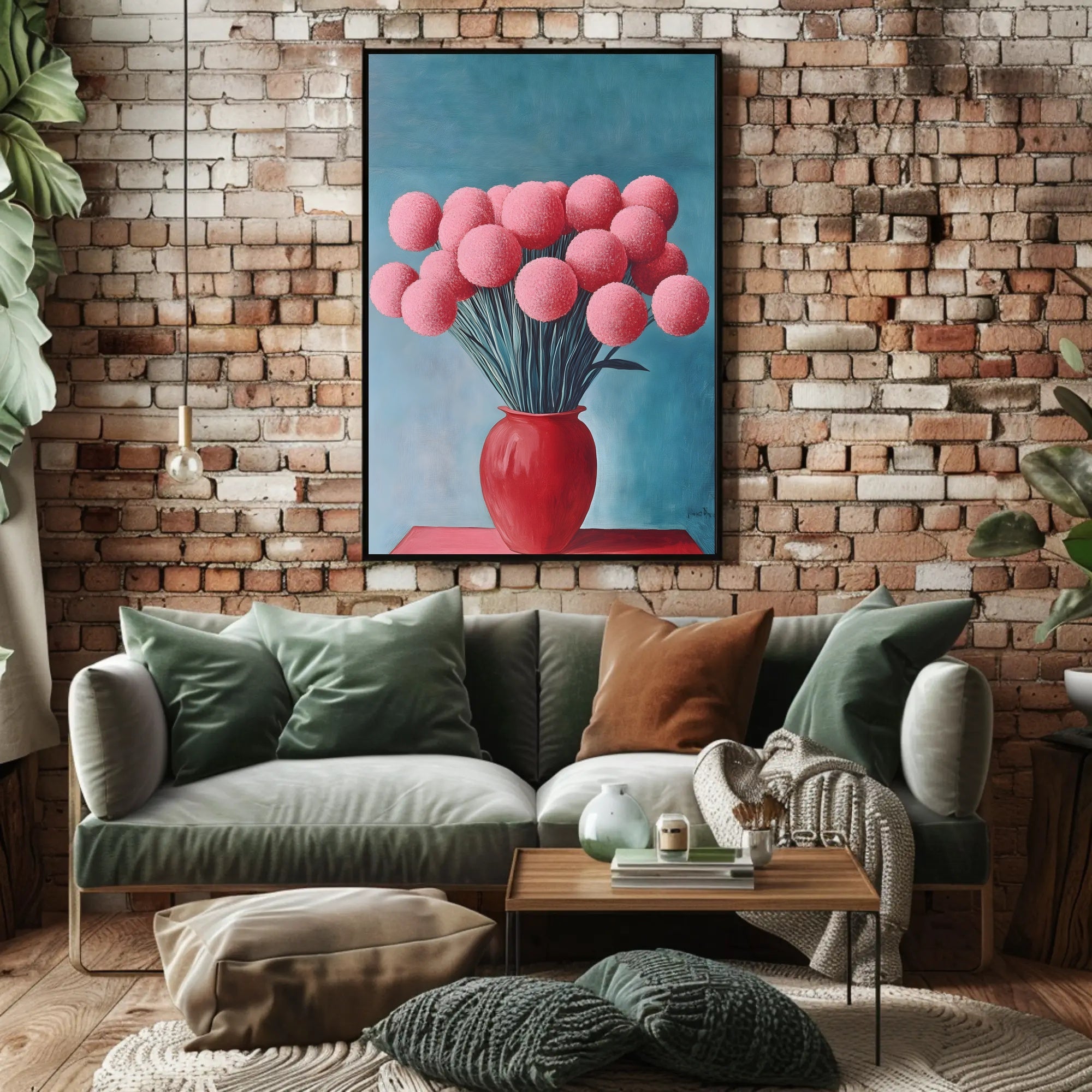 Floral Fantasy Poster Vibrant Botanical Wall Art