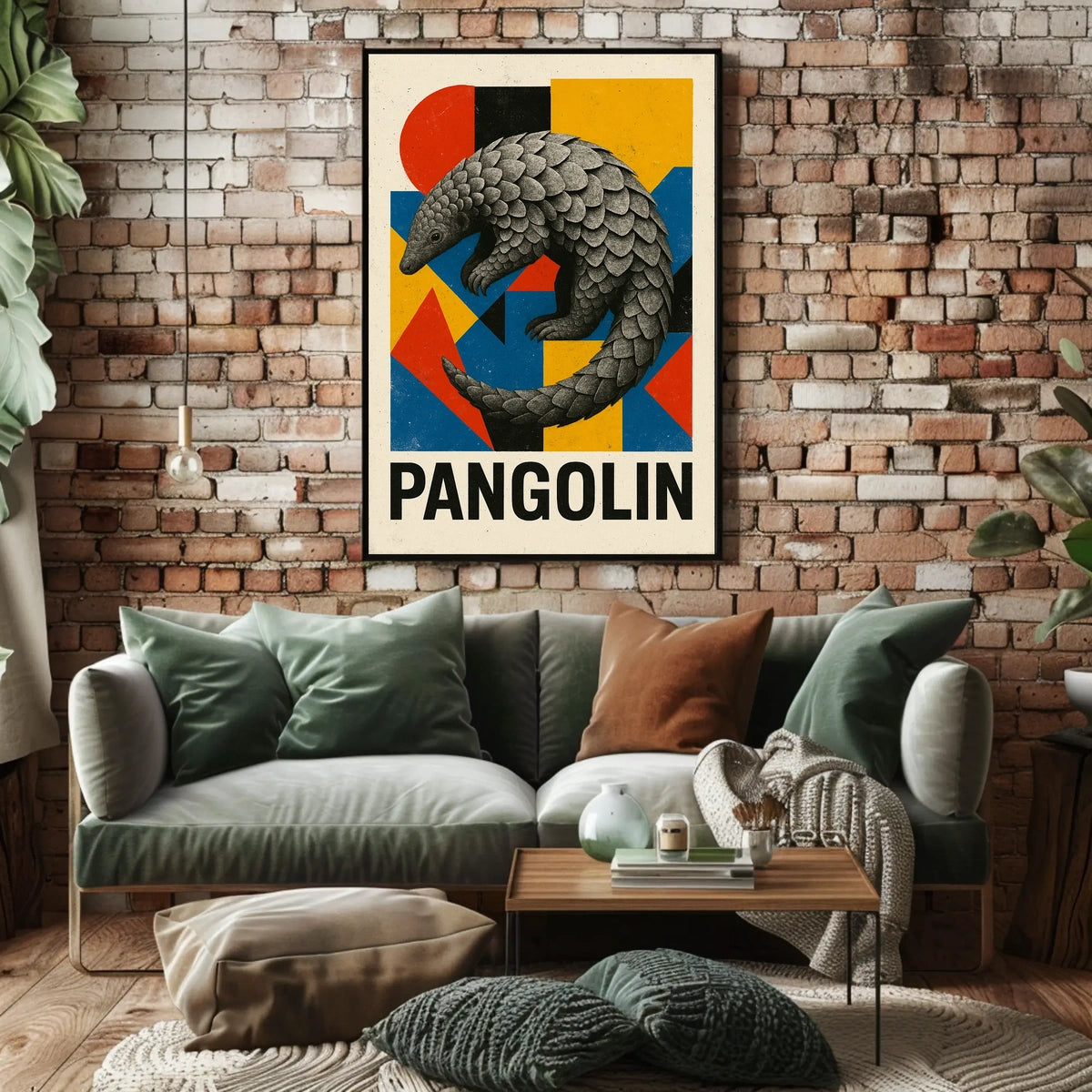 Pangolin Art Poster