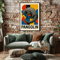 Pangolin Art Poster