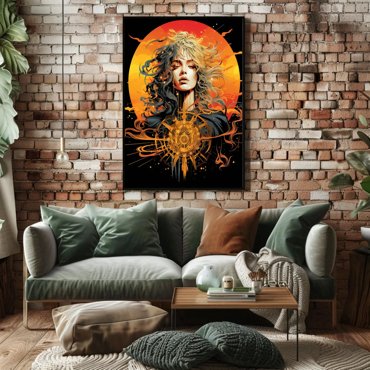 Dual Nature Surreal Fantasy Art Poster Print