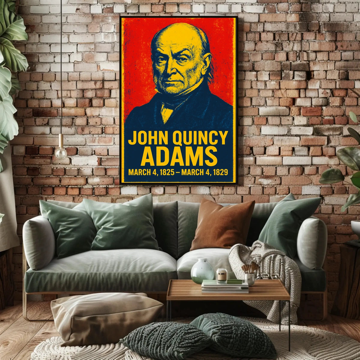 John Quincy Adams Presidential Term Poster