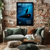 USS Seawolf Nuclear Pioneer Poster PosterGoat
