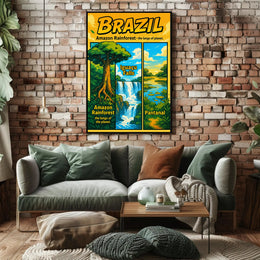 Discover Brazil's Natural Wonders Poster