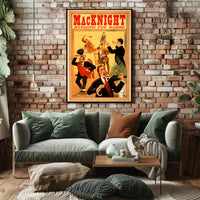 MacKnight Hypnotic Fun Maker Vintage Artistic Poster