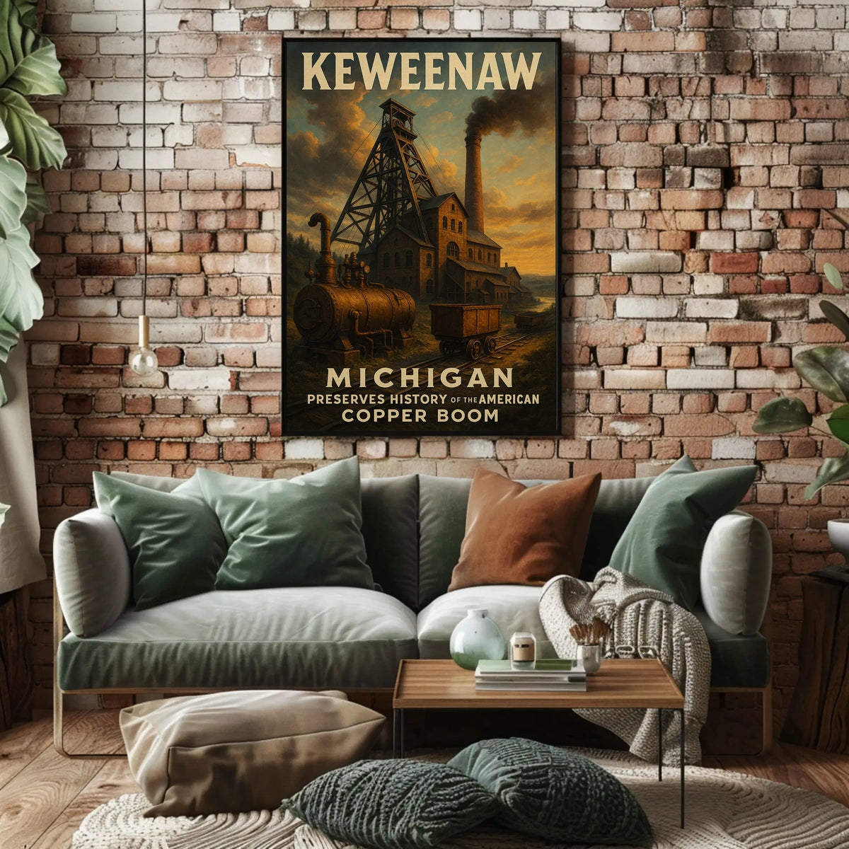 MichiganS Copper Boom Poster