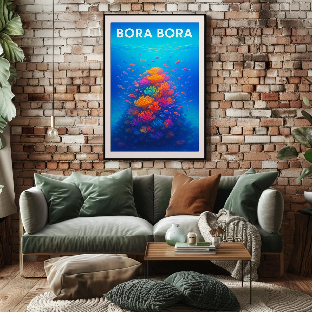 Bora Bora Underwater Paradise Poster