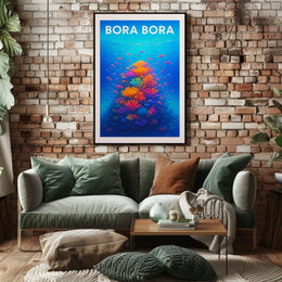 Bora Bora Underwater Paradise Poster