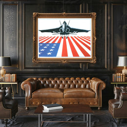 Patriotic Flight Poster