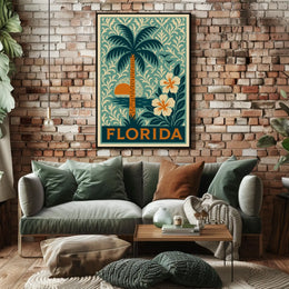 Florida Tropical Escape Poster