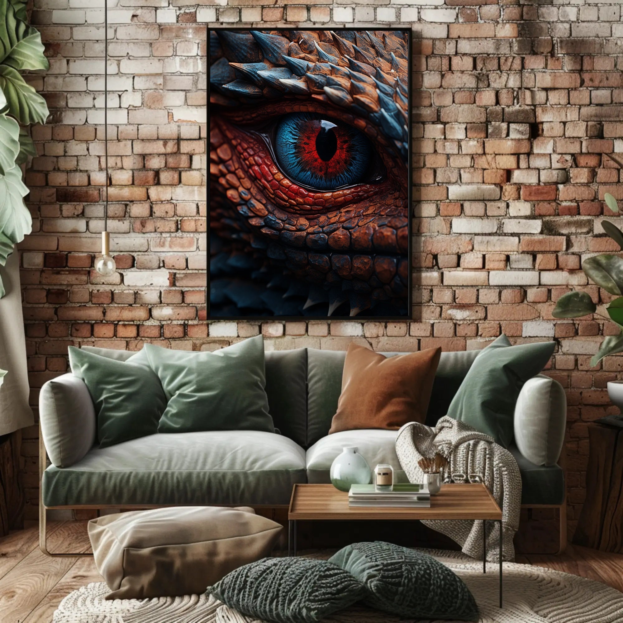 DragonS Gaze Poster
