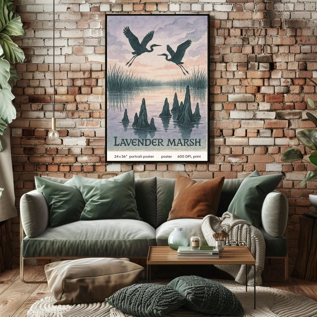Lavender Marsh Poster