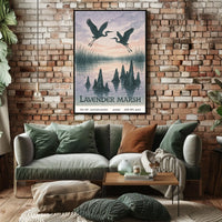 Lavender Marsh Poster