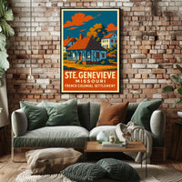 Ste. Genevieve French Colonial Poster