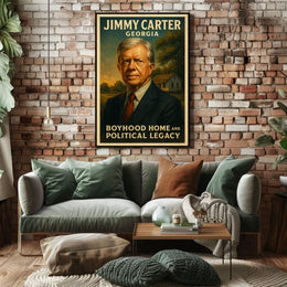 Jimmy Carter Georgia Legacy Poster