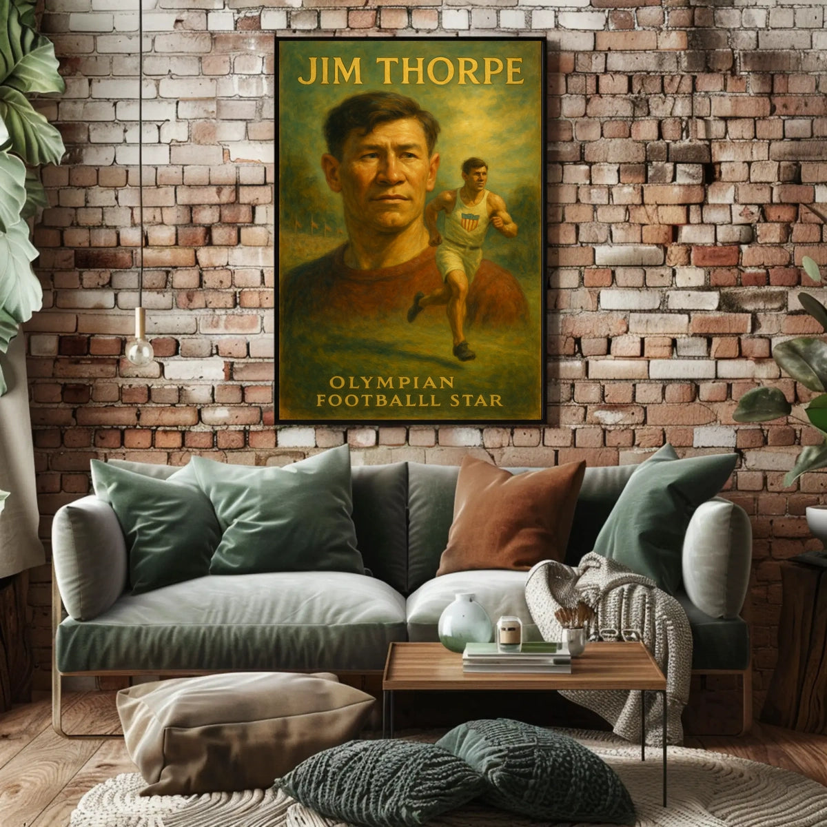 Legendary Athlete Tribute Poster
