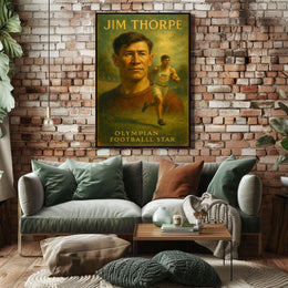 Legendary Athlete Tribute Poster