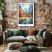 Yosemite National Park California Poster