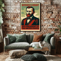 Ulysses Grant Presidential Heritage Decor Portrait Poster