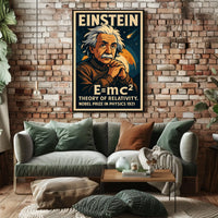 Einstein Theory Of Relativity Poster