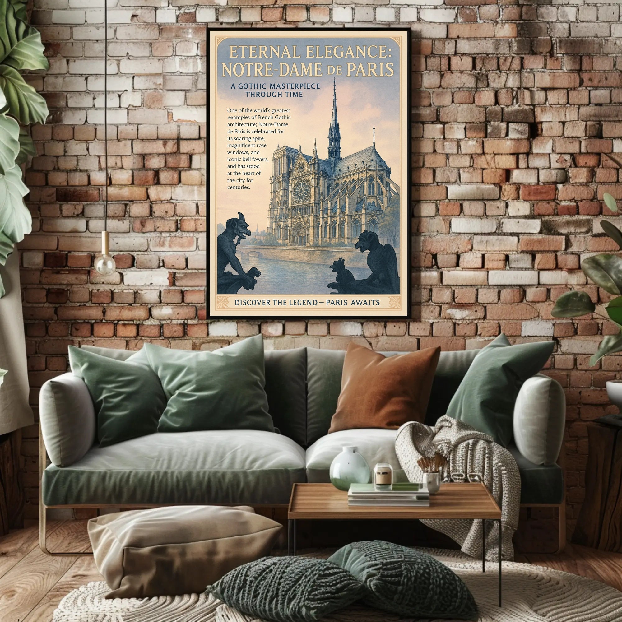 Eternal Elegance: Notre-Dame de Paris Poster PosterGoat