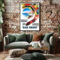 International Circuits in San Remo Poster
