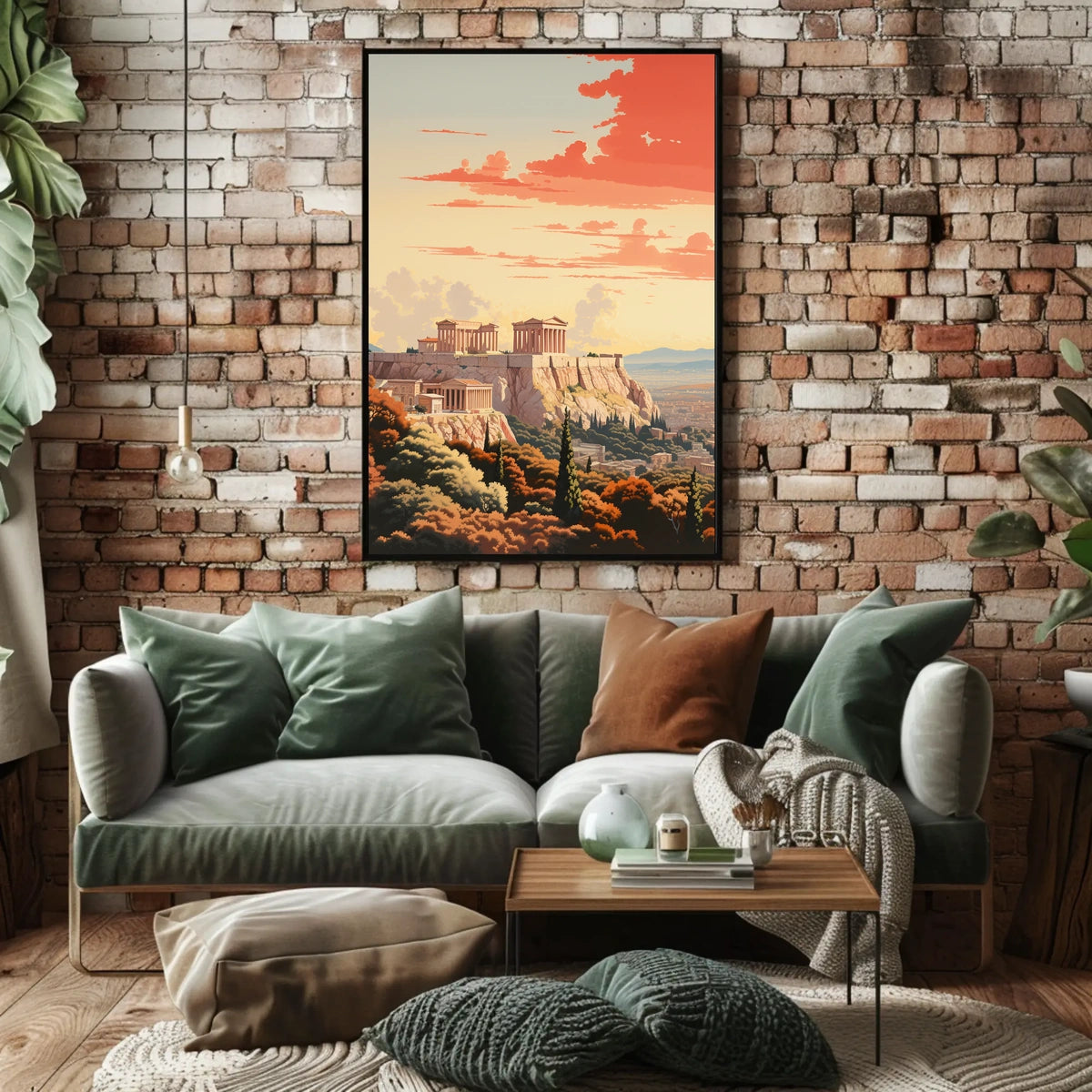 Acropolis of Athens: Ancient Beauty Travel Poster