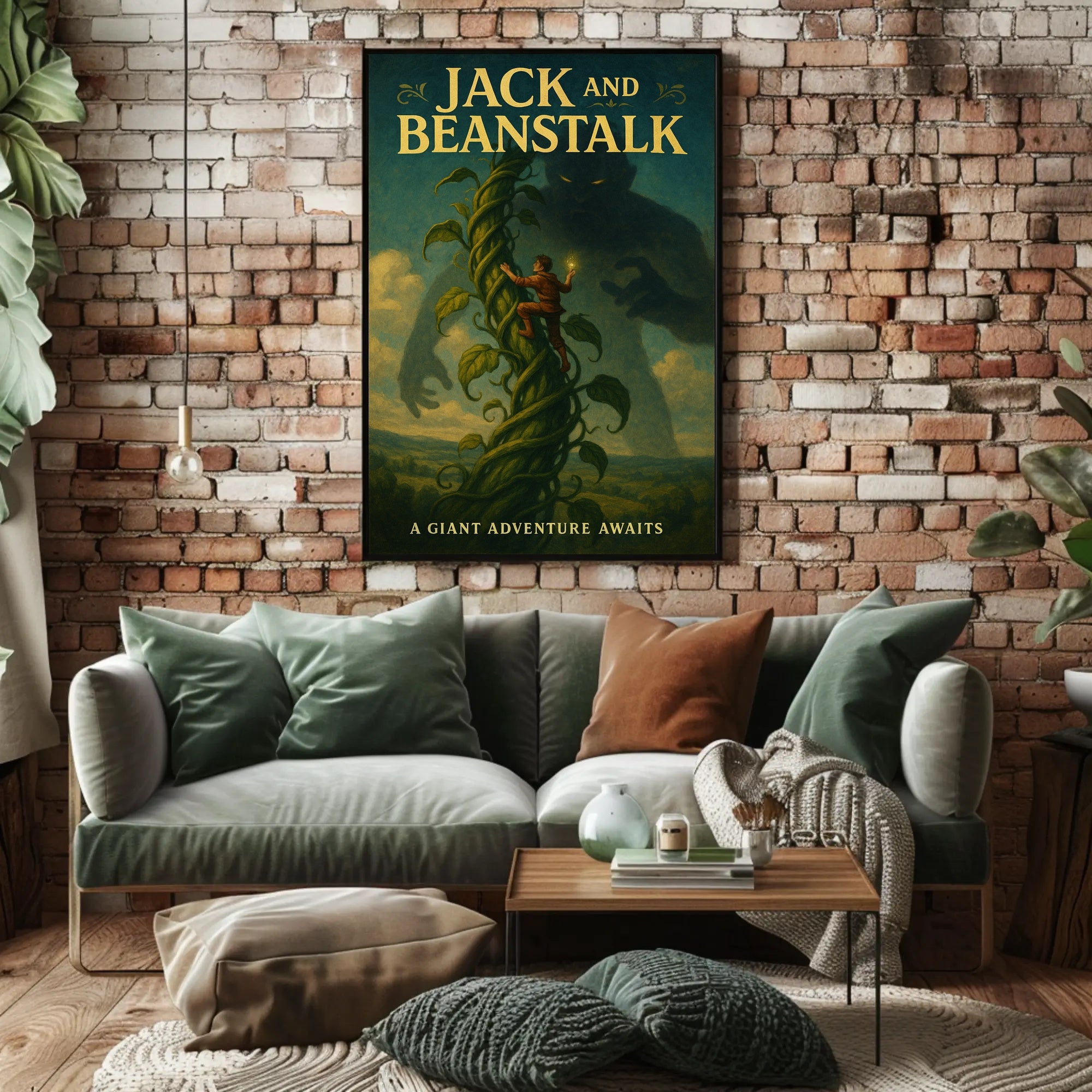 Jack and the Beanstalk Fantasy Adventure Poster