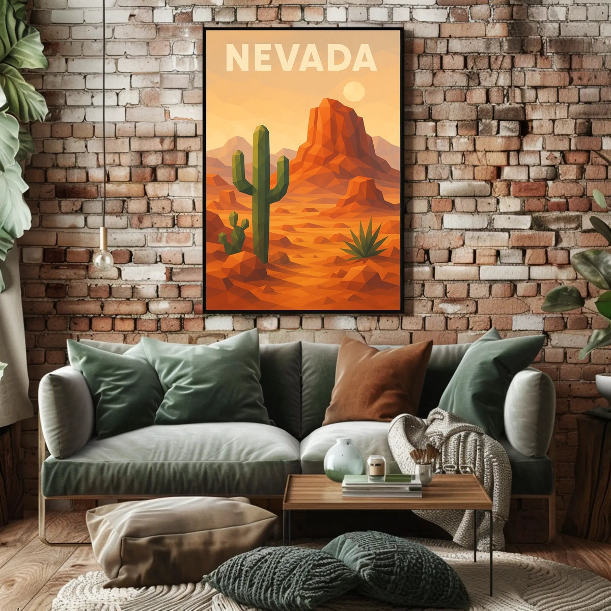 Nevada Desert Landscape Poster