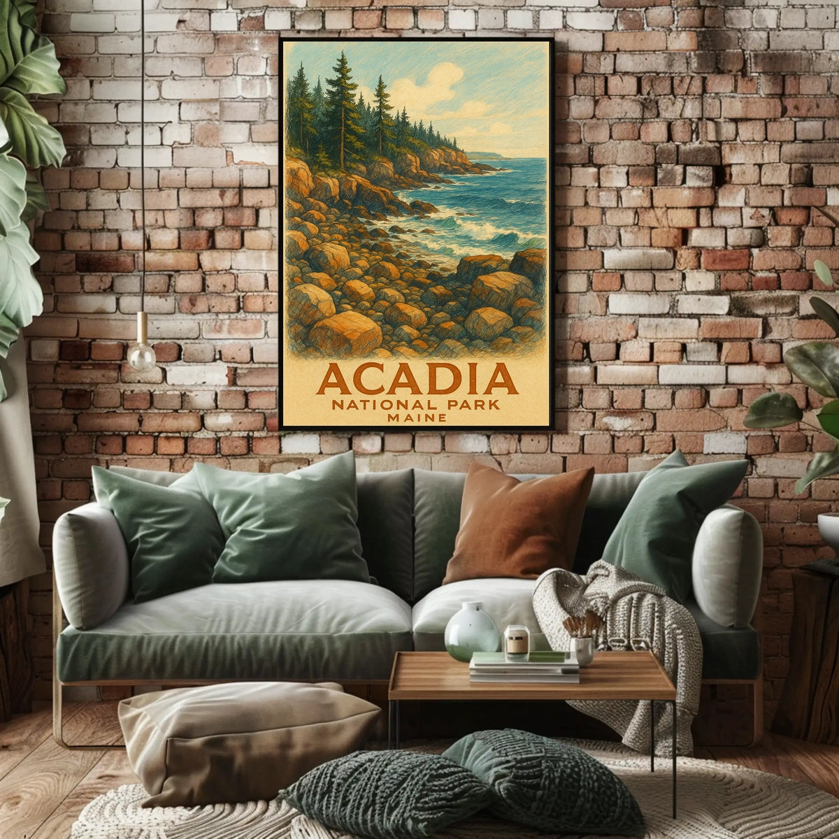 Acadia National Park Maine Poster