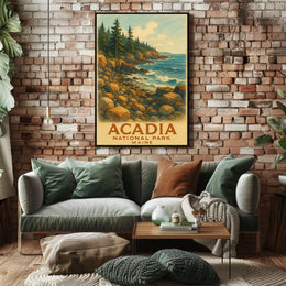 Acadia National Park Maine Poster