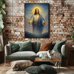 Jesus Of Nazareth Inspirational Poster Print